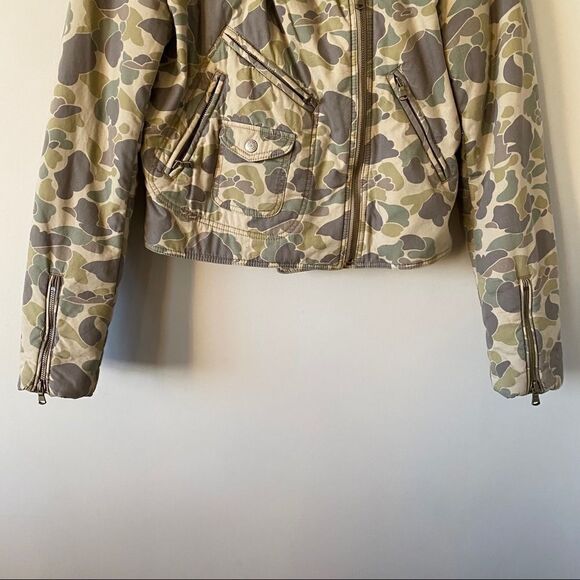 Denim Supply Ralph Lauren-Camo Puff Moto Jacket - Picture 8 of 10